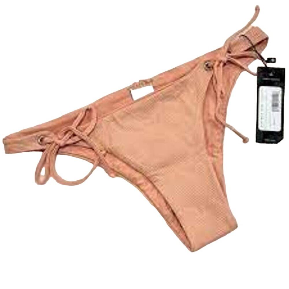 NEW! Tavik Bikini Bottoms Ricci Bottoms Glossy Pique Desert Clay - L